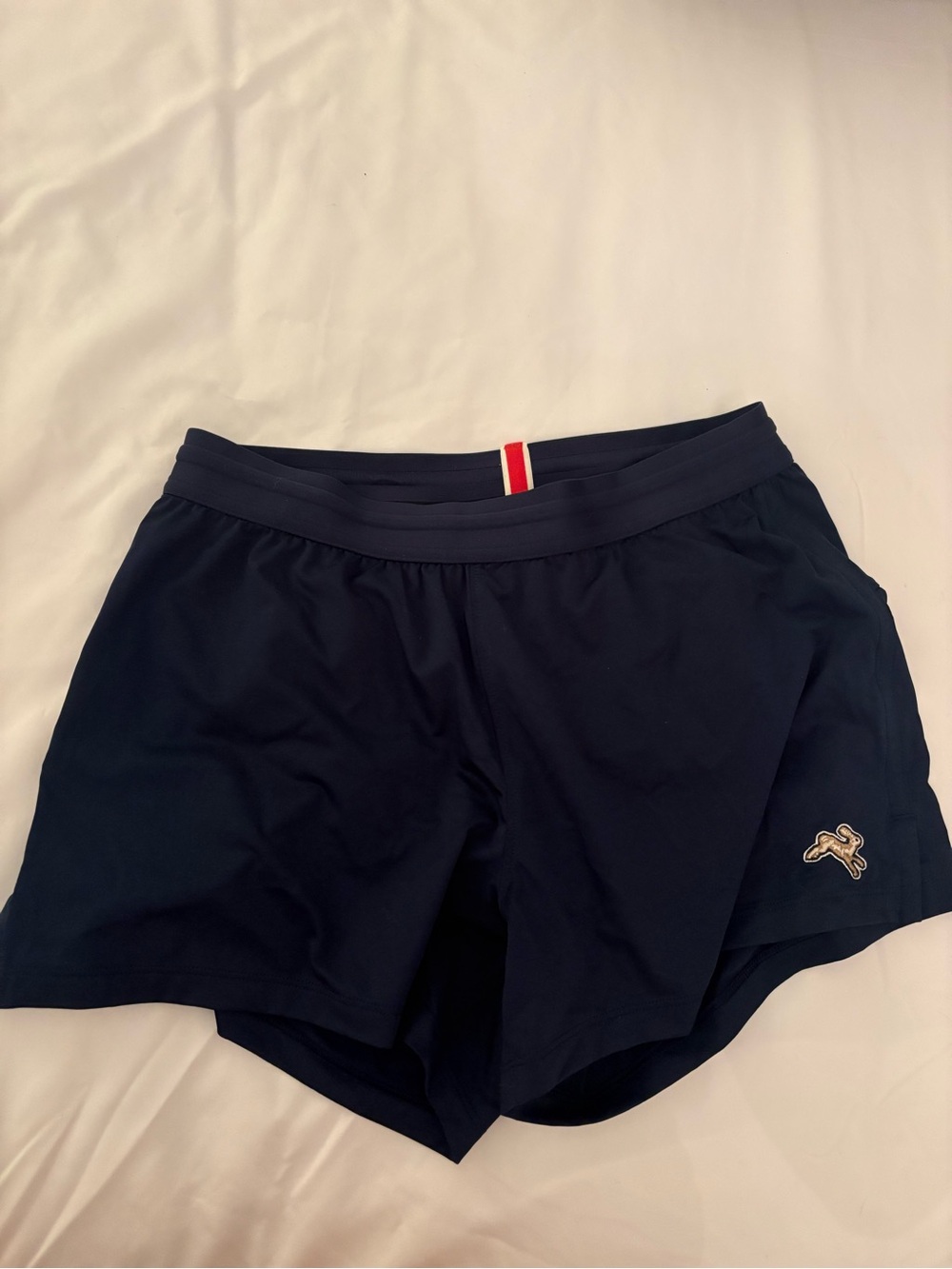 Tracksmith session shorts navy